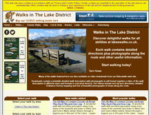 Tablet Screenshot of lakeswalks.co.uk